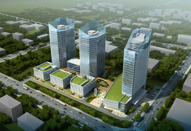 Mundo empresarial del valle de la óptica de Wuhan