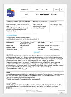 Certificado PED-2